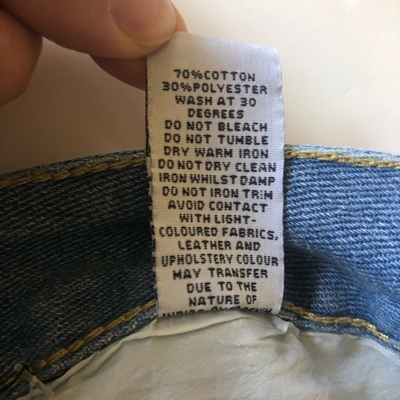 Nasty Gal Mom's The Word Plus High-Waisted Jeans Ripped Knee Size 20 - Picture 12 of 14